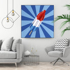 Daily Cravings VI by Daleno Art on GIANT ART - red abstract popsicle 