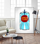 Public Expression II by Daleno Art on GIANT ART - red typography spray can 