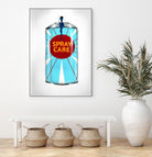 Public Expression II by Daleno Art on GIANT ART - red typography spray can 