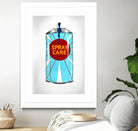 Public Expression II by Daleno Art on GIANT ART - red typography spray can 