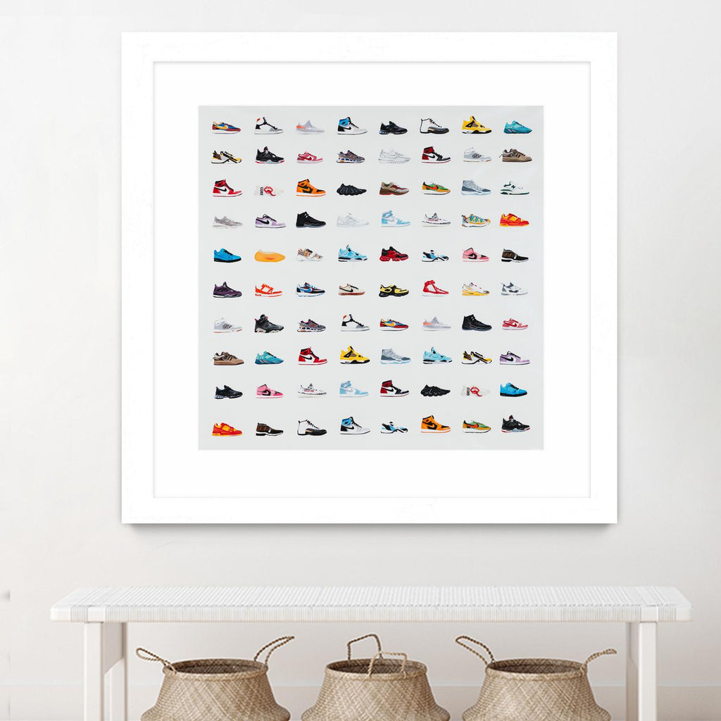 Life Is Short Buy The Shoes by Daleno Art on GIANT ART - orange digital pop