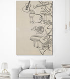 The Family Musician by Daleno Art on GIANT ART -  abstract