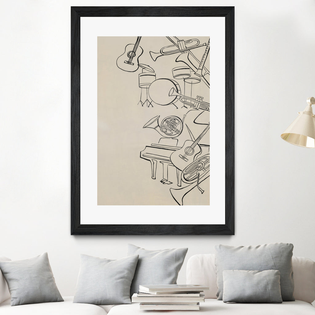 The Family Musician by Daleno Art on GIANT ART -  abstract