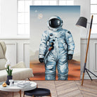 If You Believe by Daleno Art on GIANT ART - orange digital astronaut