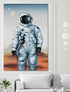 If You Believe by Daleno Art on GIANT ART - orange digital astronaut
