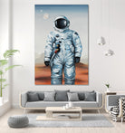 If You Believe by Daleno Art on GIANT ART - orange digital astronaut