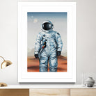 If You Believe by Daleno Art on GIANT ART - orange digital astronaut