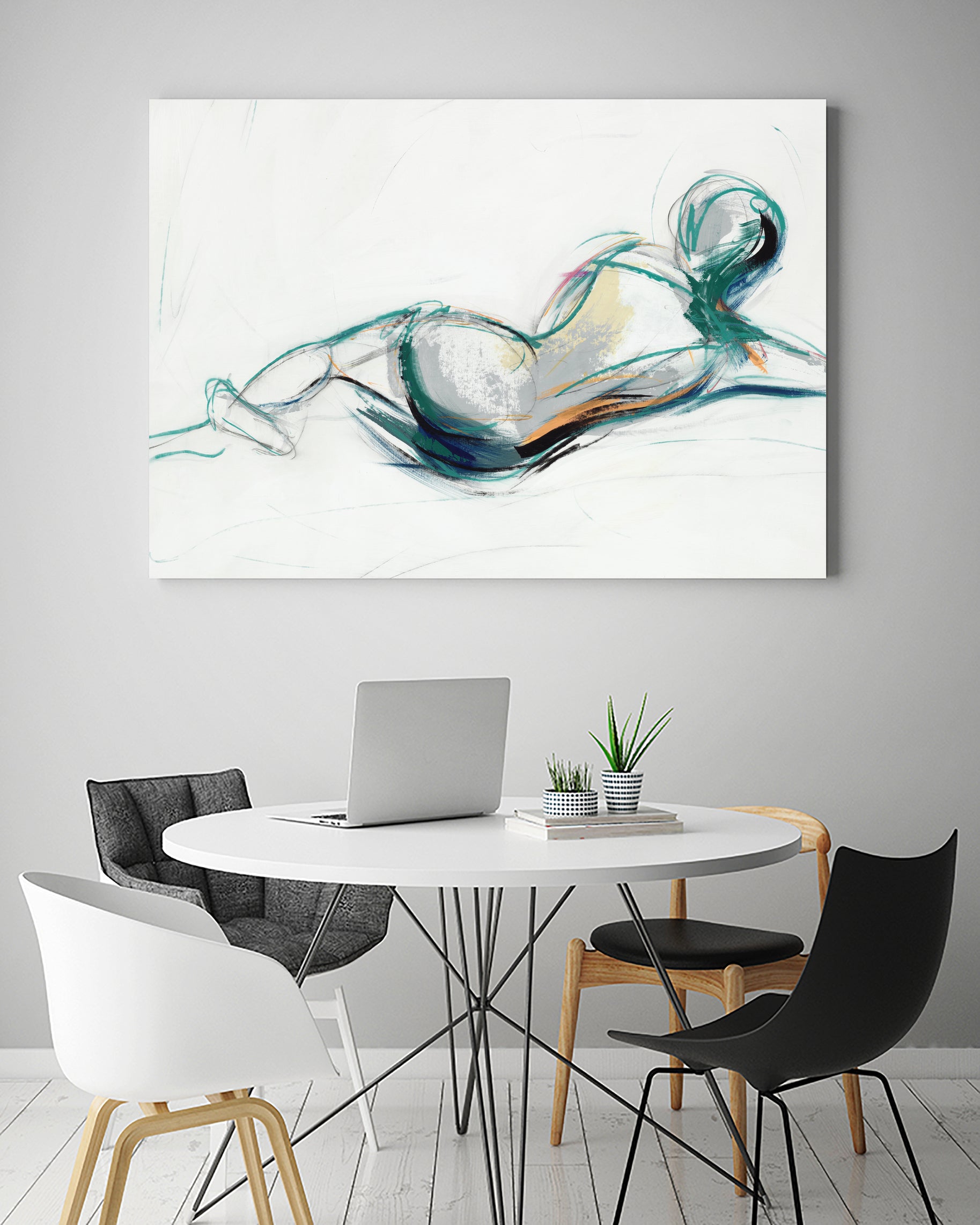 Lets Have a Talk IV by Daleno Art on GIANT ART -  abstract