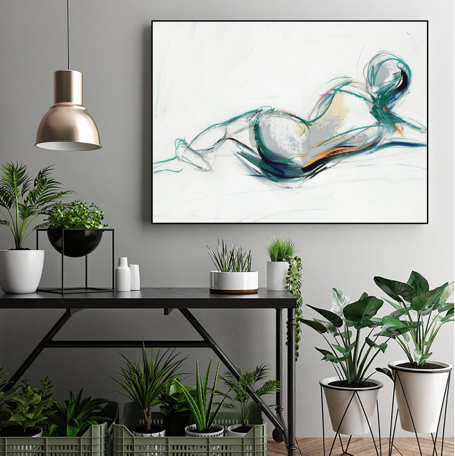 Lets Have a Talk IV by Daleno Art on GIANT ART -  abstract