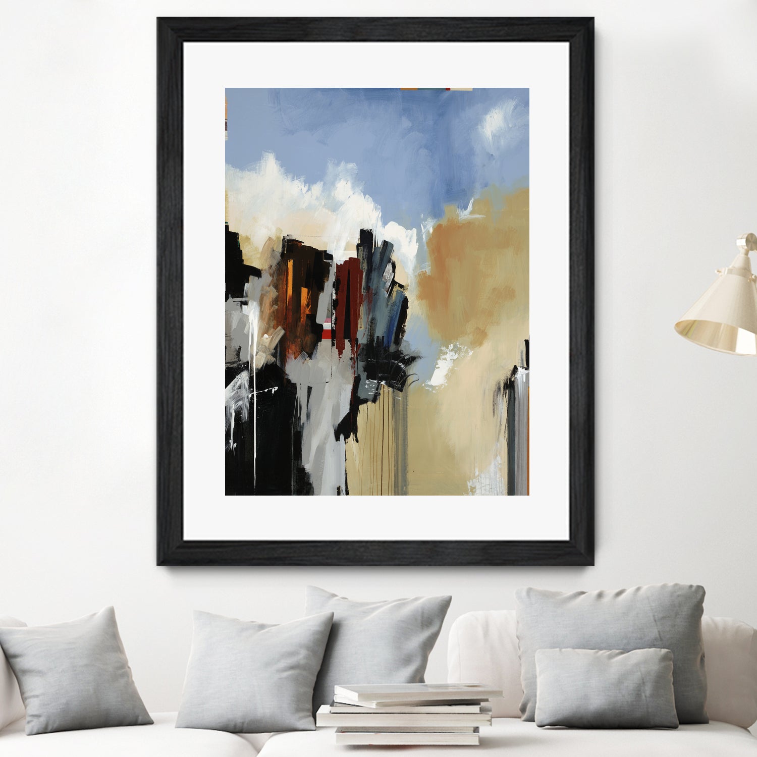 Lost City by Daleno Art on GIANT ART - blue abstract