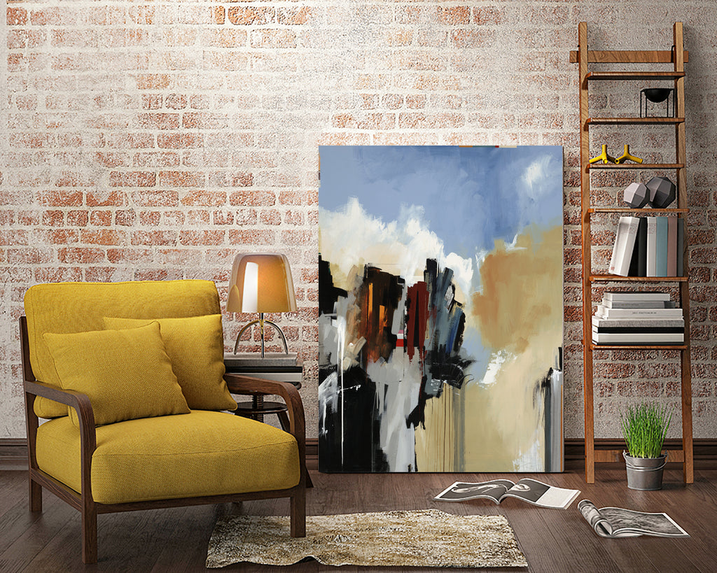 Lost City by Daleno Art on GIANT ART - blue abstract