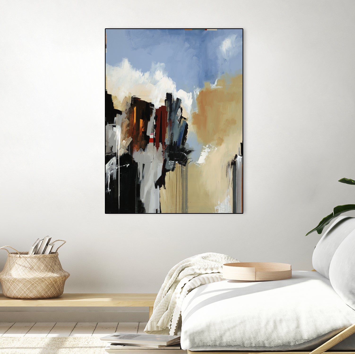 Lost City by Daleno Art on GIANT ART - blue abstract