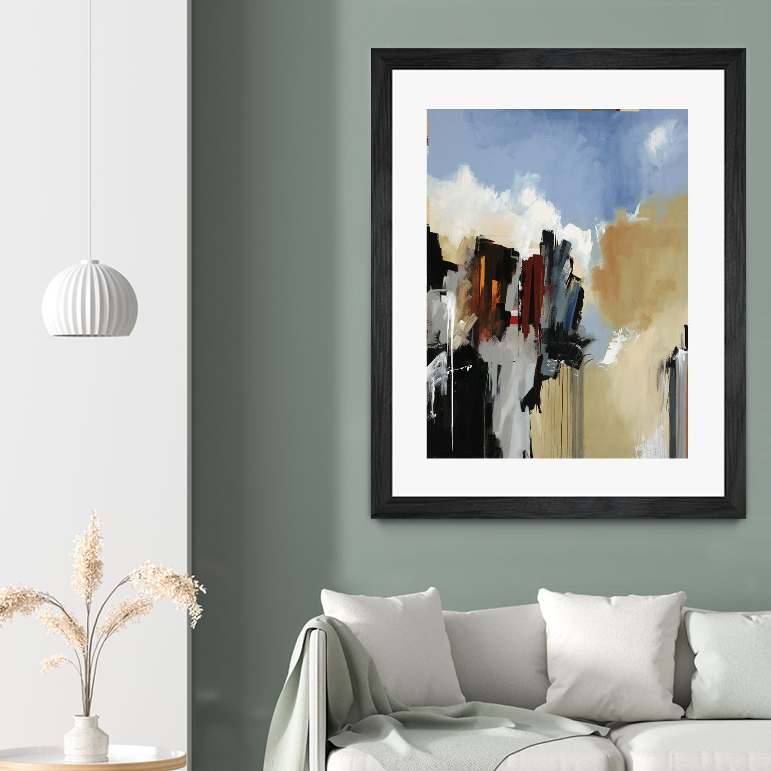 Lost City by Daleno Art on GIANT ART - blue abstract