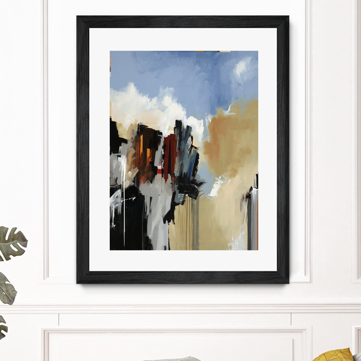 Lost City by Daleno Art on GIANT ART - blue abstract