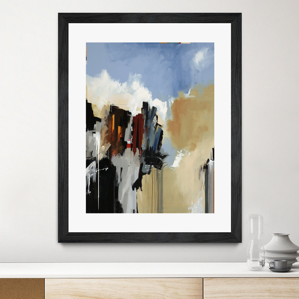 Lost City by Daleno Art on GIANT ART - blue abstract