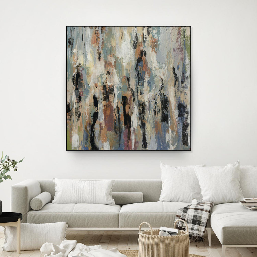 Its Five Oclock by Daleno Art on GIANT ART - green abstract