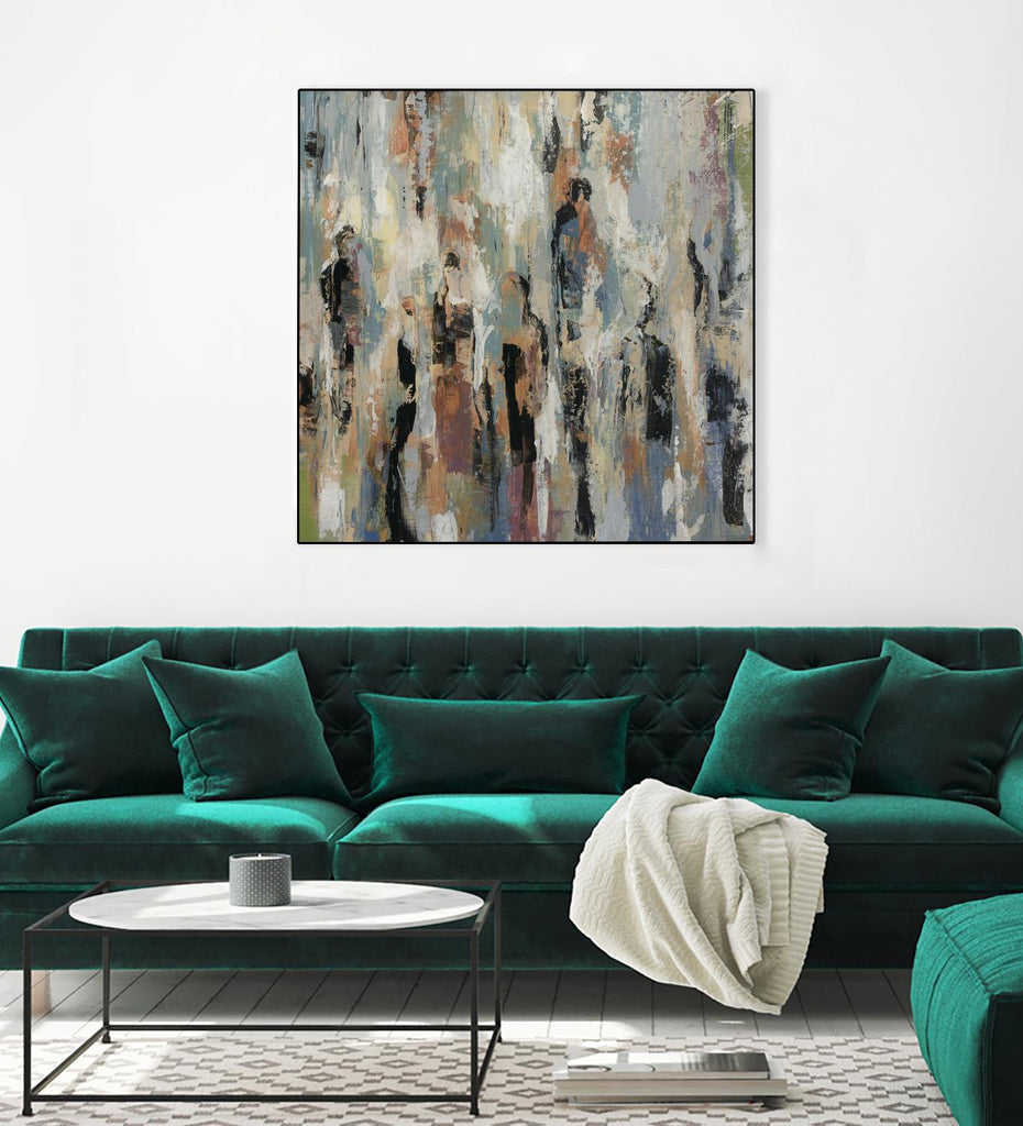 Its Five Oclock by Daleno Art on GIANT ART - green abstract