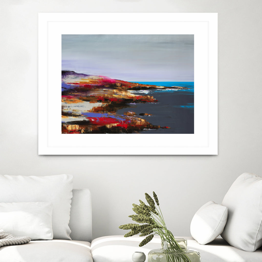 Low Tide Discovery by Daleno Art on GIANT ART - red abstract