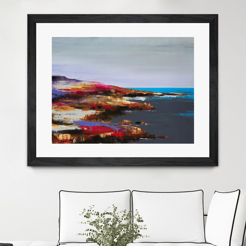 Low Tide Discovery by Daleno Art on GIANT ART - red abstract