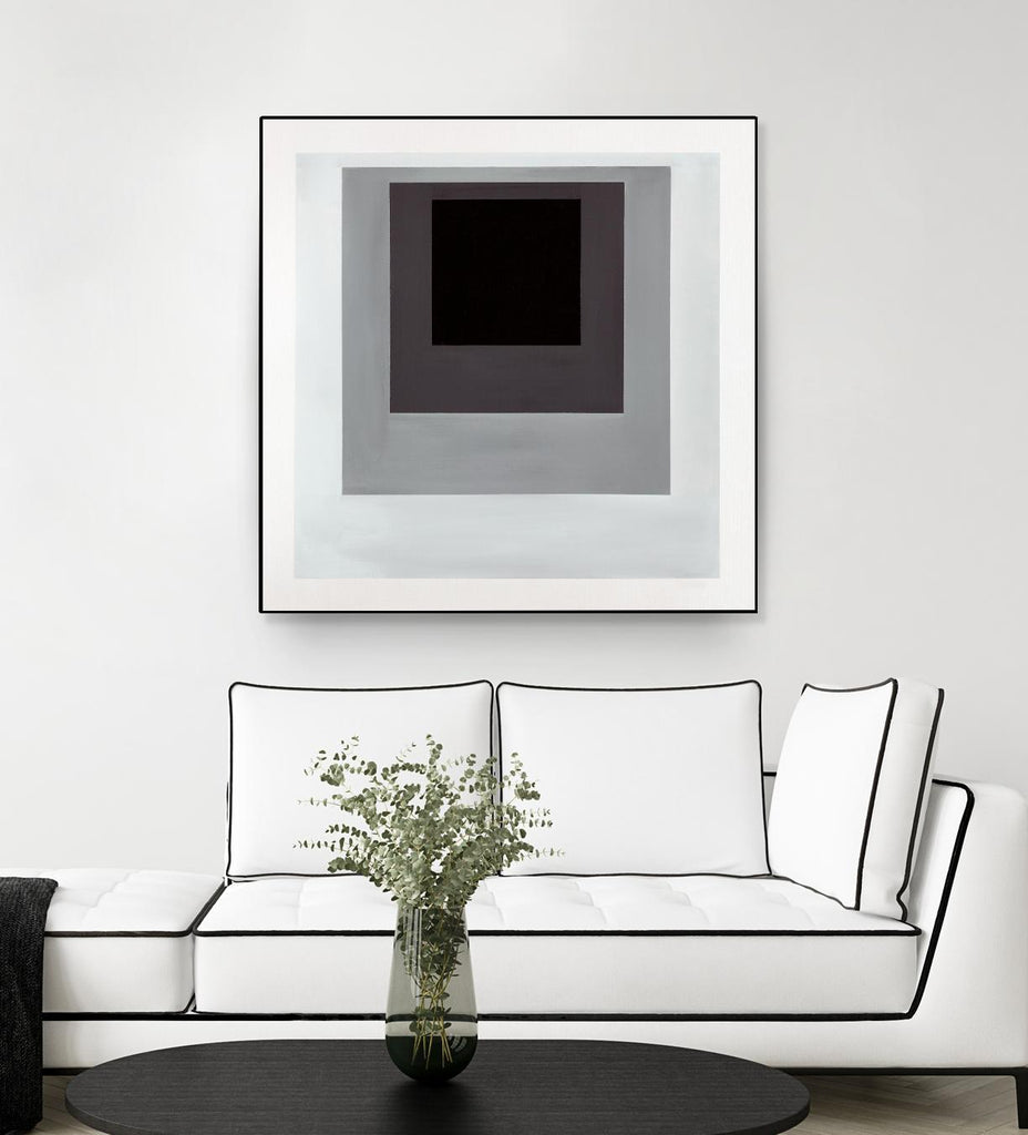 Inside Box Thinker par Daleno Art sur GIANT ART - blanc noir et blanc d'après joseph b