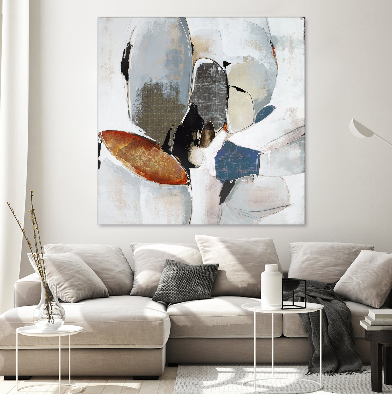 Split Second Decision II by Daleno Art on GIANT ART - bleu abstract