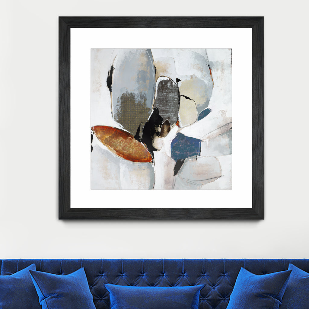 Split Second Decision II by Daleno Art on GIANT ART - bleu abstract