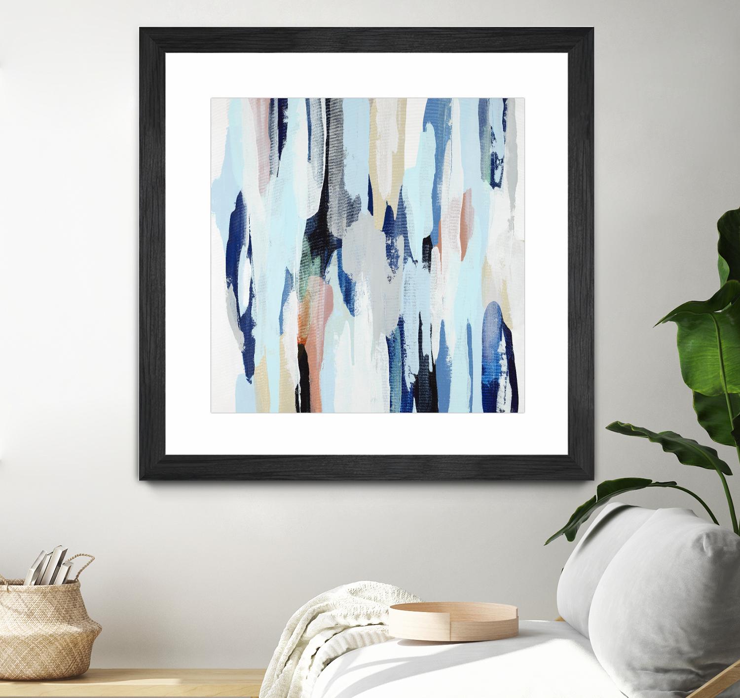 Creating Coastal by Daleno Art on GIANT ART - beige abstract abstrait