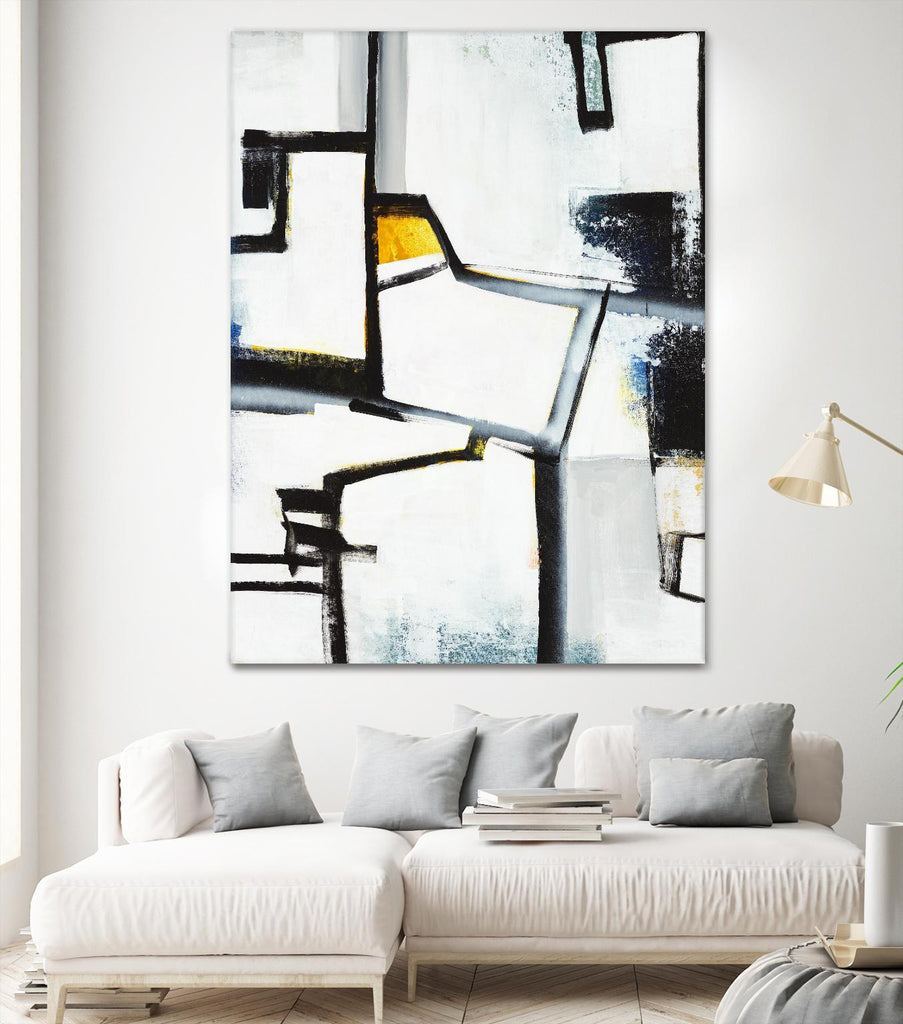The A Line II by Daleno Art on GIANT ART - white abstract abstrait 