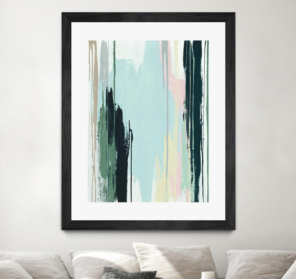 Splendid Mirage I by Daleno Art on GIANT ART - pink abstract abstrait 