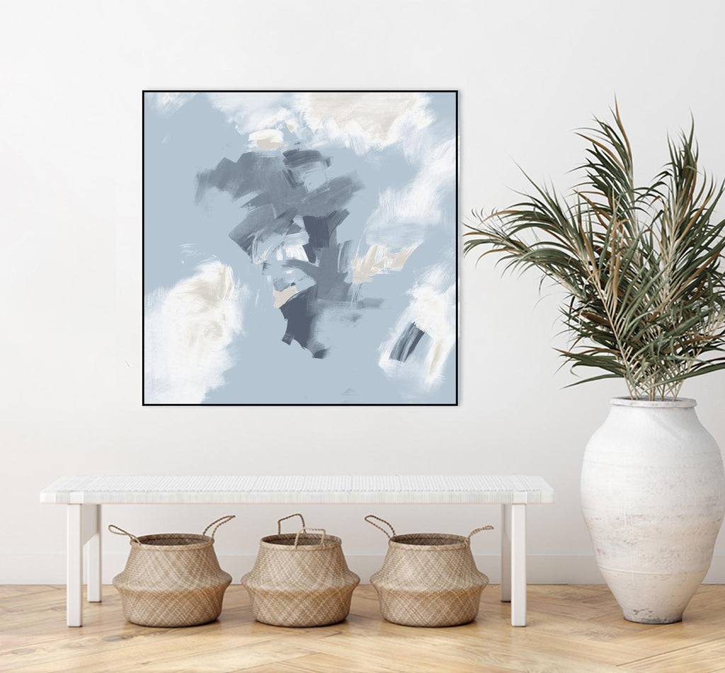 Peaches and Cream II by Daleno Art on GIANT ART - beige abstract