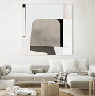 Rugby II by Daleno Art on GIANT ART - beige abstract