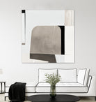 Rugby II by Daleno Art on GIANT ART - beige abstract