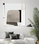 Rugby II by Daleno Art on GIANT ART - beige abstract