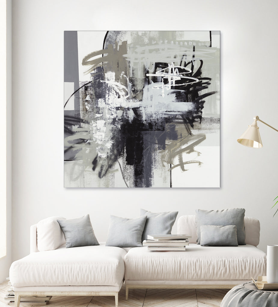 Loud Mouth by Daleno Art on GIANT ART - white abstract