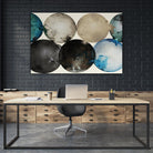Roll to the Top by Daleno Art on GIANT ART - beige shapes circle