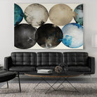 Roll to the Top by Daleno Art on GIANT ART - beige shapes circle