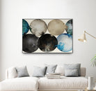 Roll to the Top by Daleno Art on GIANT ART - beige shapes circle