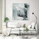 Petrify IX by Daleno Art on GIANT ART - blue abstract abstract