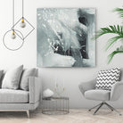 Petrify IX by Daleno Art on GIANT ART - blue abstract abstract