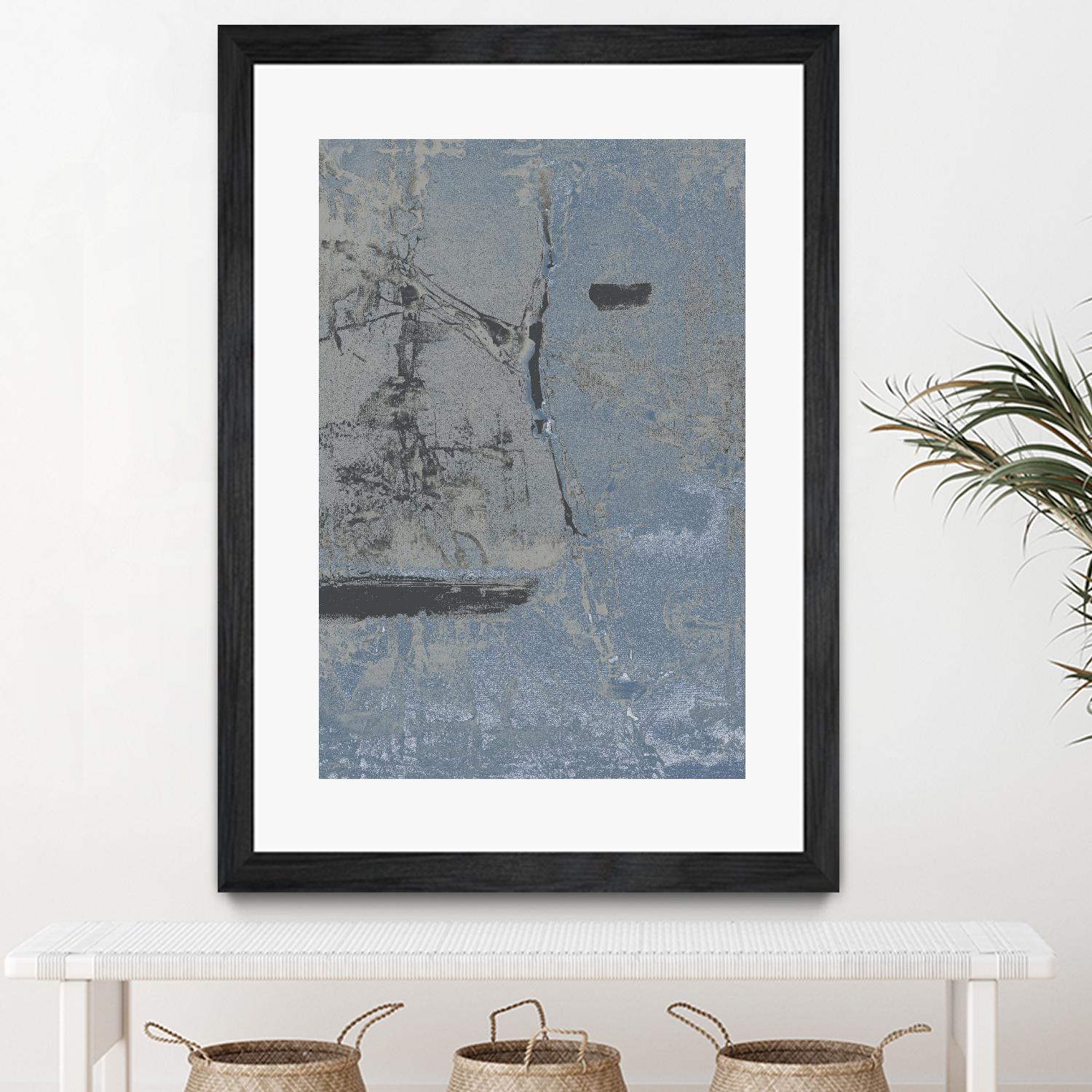 Hatchback II by Daleno Art on GIANT ART - blue abstract abstrait