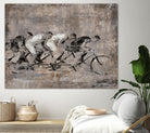 Day to Remember by Daleno Art on GIANT ART - grey figurative bikes