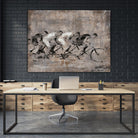 Day to Remember by Daleno Art on GIANT ART - grey figurative bikes