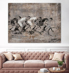 Day to Remember by Daleno Art on GIANT ART - grey figurative bikes