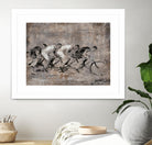 Day to Remember by Daleno Art on GIANT ART - grey figurative bikes