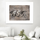 Day to Remember by Daleno Art on GIANT ART - grey figurative bikes