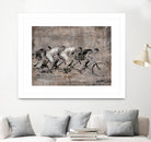 Day to Remember by Daleno Art on GIANT ART - grey figurative bikes