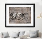 Day to Remember by Daleno Art on GIANT ART - grey figurative bikes