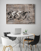 Day to Remember by Daleno Art on GIANT ART - grey figurative bikes