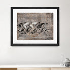Day to Remember by Daleno Art on GIANT ART - grey figurative bikes