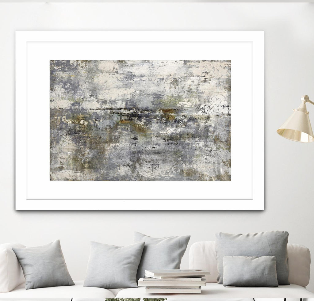 Luminous Dive by Daleno Art on GIANT ART - white abstract